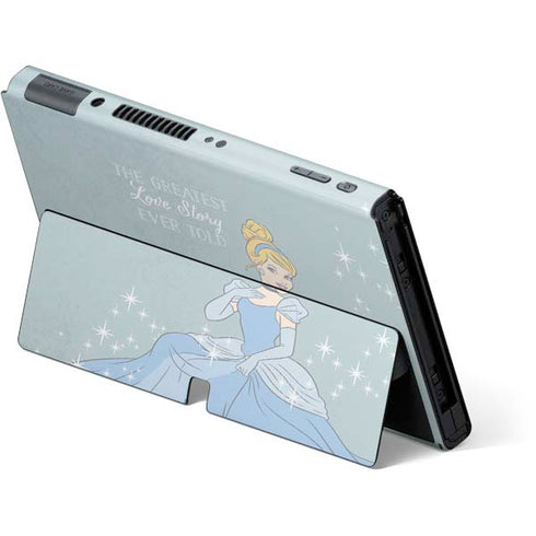 Disney Cinderella Greatest Love Story Ever Told Nintendo Switch OLED (2021) Skin